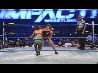 madison rayne vs jordynne grace (impact wrestling 2019 06 14) big tits big ass natural tits