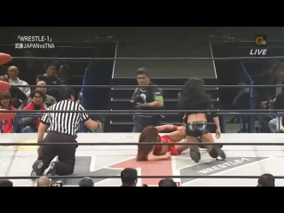 gail kim vs. madison rayne (wrestle-1) big ass mature