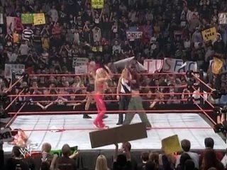 stacy keibler and mighty molly vs. torrie wilson and lita (trish stratus referees) big tits big ass mature small tits milf